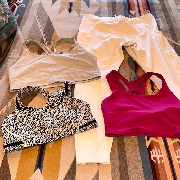 Lululemon stash it sports bra size 6 pink - Picture 3 of 6